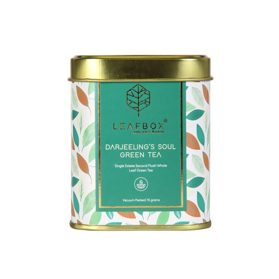 darjeeling soul green tea tin