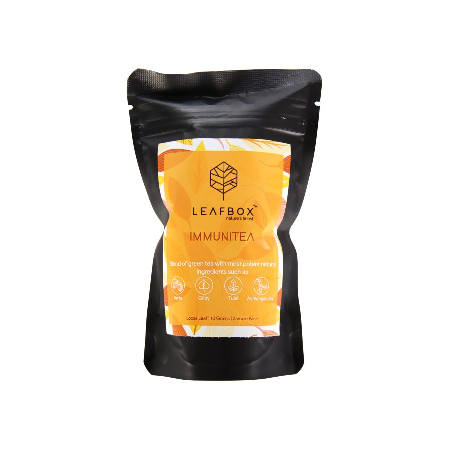 immuni green tea sample
