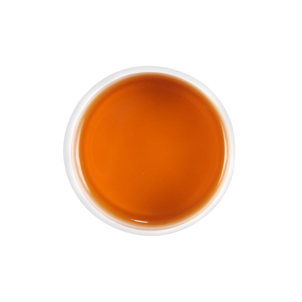 tulsi bliss green tea color