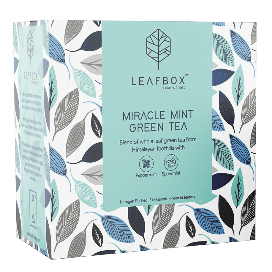miracle mint green tea bags